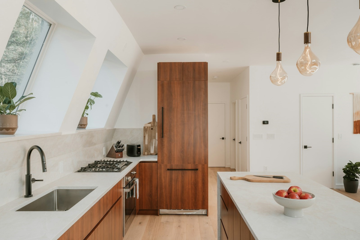 Cocina moderna reformada